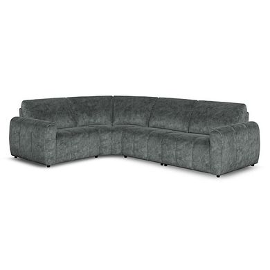 Nap 4 Seat Right Hand Modular Corner Sofa in Dapple Grey Fabric - Group 2