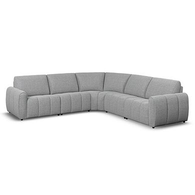 Nap 5 Seat Modular Corner Sofa in  Coastal Mist Fabric- Group 3