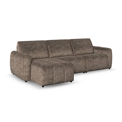 Nap Modular 3 Seater Left Hand Chaise Sofa in Dapple Chocolate Fabric  - Group 14