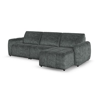 Nap Modular 3 Seater Right Hand Chaise Sofa in Dapple Grey Fabric - Group 15