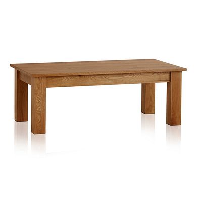 Natural Solid Oak Minimalist Coffee Table