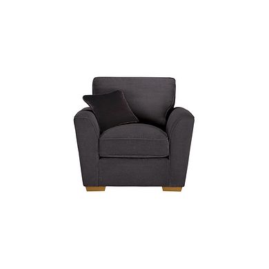 Nebraska Armchair in Aero Charcoal with Grey Scatters