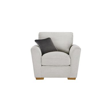Nebraska Armchair in Aero Silver with Grey Scatters