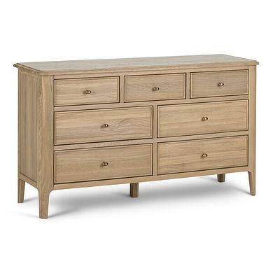 Newton Light Natural Solid Oak 3+4 Chest of Drawers