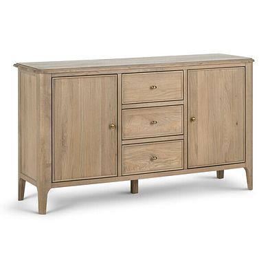 Newton Light Natural Solid Oak Large Sideboard