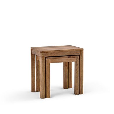 Noah Solid Mango Nest of 2 Tables