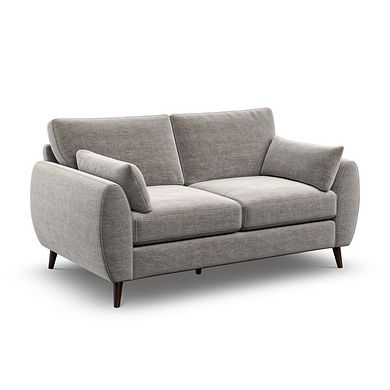 Nova 2 Seater Sofa in Canna Grey Fabric