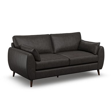 Nova 3 Seater Sofa in Ash Leather