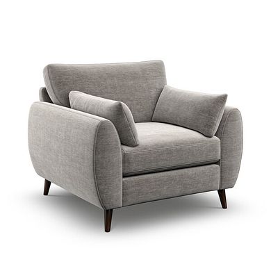 Nova Armchair in Canna Grey Fabric