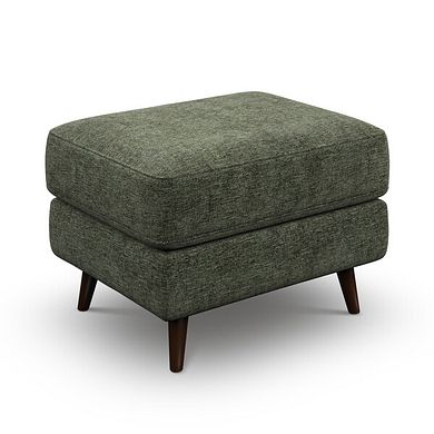 Nova Footstool in Arlan Mossy Fabric
