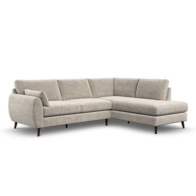 Nova Left Hand Corner Chaise Sofa in Arlan Noble Fabric
