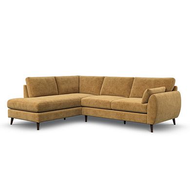 Nova Right Hand Corner Chaise Sofa in Arlan Honeycomb Fabric
