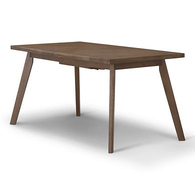 Oaklee Walnut Stained Solid Oak Extendable Dining Table 160-210cm