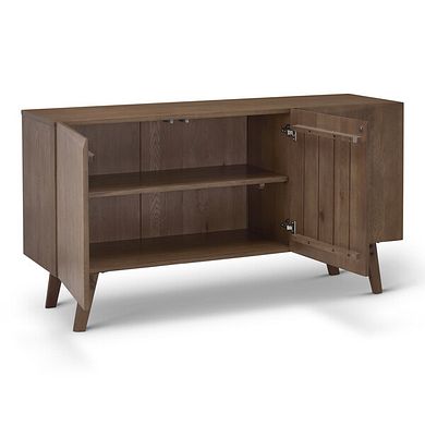 Oaklee Walnut Stained Solid Oak Large Sideboard