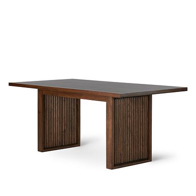 Oliver Dark Solid Oak 5ft11 Dining Table