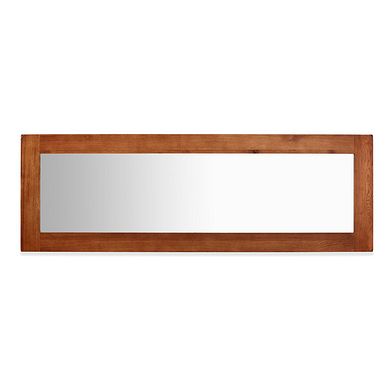 Original Rustic Solid Oak 1800mm x 600mm Wall Mirror
