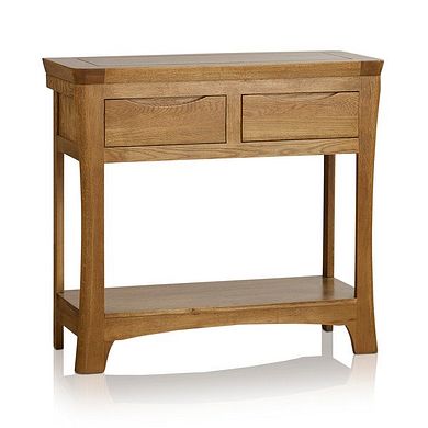 Orrick Rustic Solid Oak Console Table