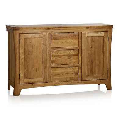 Orrick Rustic Solid Oak Large Sideboard