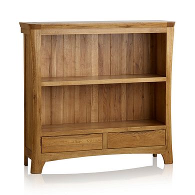 Orrick Rustic Solid Oak Small Bookcase