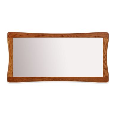 Orrick Rustic Solid Oak 1200mm x 600mm Wall Mirror