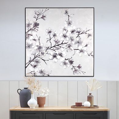 Osaka Handpainted & Embellished Framed Canvas Print