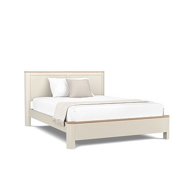 Otto Smoked Oak Finish and Cashmere Painted Double Bed