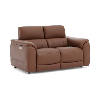 Phoenix 2 Seater Power Recliner Sofa in  Cognac Leather