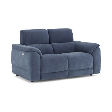 Phoenix 2 Seater Power Recliner Sofa in  Manhattan Navy Fabric
