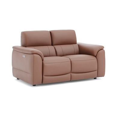 Phoenix 2 Seater Power Recliner Sofa in  Mocha Mousse Leather