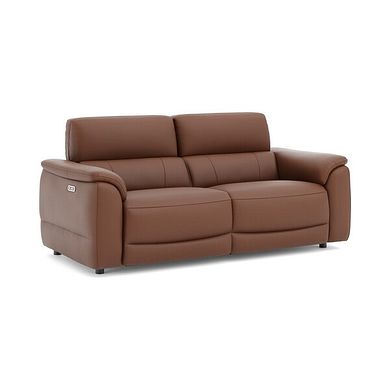 Phoenix 3 Seater Power Recliner Sofa in  Cognac Leather