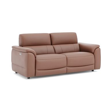 Phoenix 3 Seater Power Recliner Sofa in  Mocha Mousse Leather