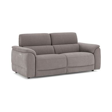 Phoenix 3 Seater Power Recliner Sofa with Adjustable Power Headrests in  Manhattan Nutmeg Fabric