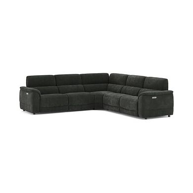 Phoenix Large Corner Electric Recliner Sofa in  Manhattan Pine Fabric