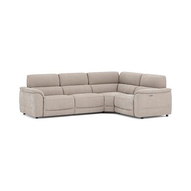 Phoenix Left hand Corner Electric Recliner Sofa in  Manhattan Cotton Fabric