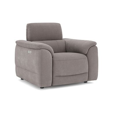 Phoenix Power Recliner Armchair in  Manhattan Nutmeg Fabric