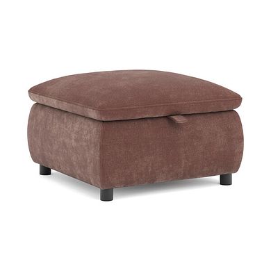 Phoenix Storage Footstool in Manhattan Burnt Sienna Fabric