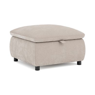 Phoenix Storage Footstool in Manhattan Cotton Fabric