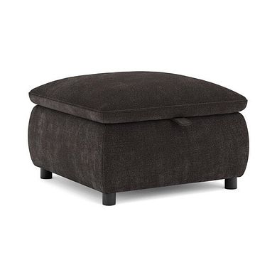 Phoenix Storage Footstool in Manhattan Mushroom Fabric