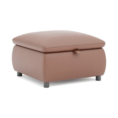 Phoenix Storage Footstool in Mocha Mousse Leather