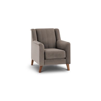 Porter Armchair in Velluto Mocha Fabric