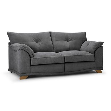 Ravello 3 Seater Sofa in Aero Charcoal Fabric