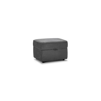 Ravello Storage Footstool in Aero Charcoal Fabric