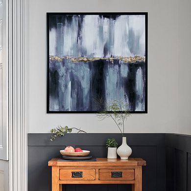 Reflections Handpainted Framed Canvas Print