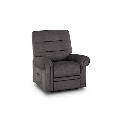 Eastbourne Riser Recliner Armchair - Plush Charcoal Fabric