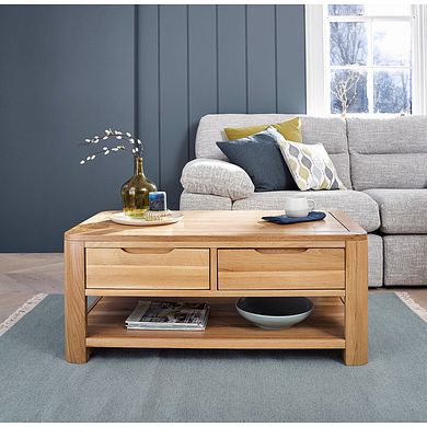 Romsey Double Bed In Solid Oak | Oak Furniture Land