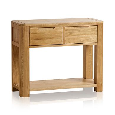 Romsey Natural Solid Oak Console Table