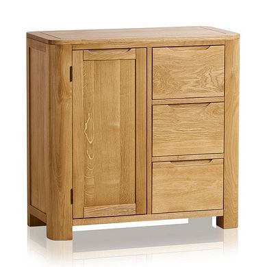 Romsey Natural Solid Oak Storage Cabinet