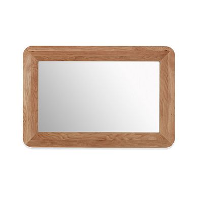 Romsey Natural Solid Oak Wall Mirror