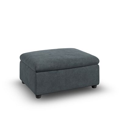 Santorini Storage Footstool in Nomad Harbour Mist Fabric