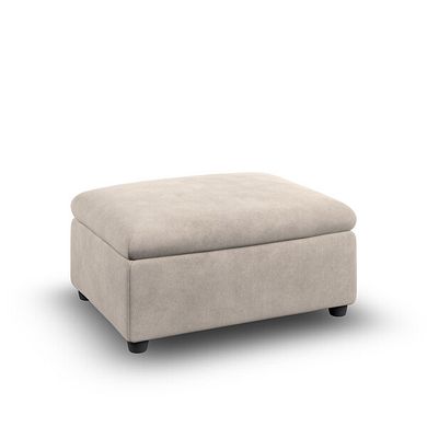 Santorini Storage Footstool in Nomad Sahara Fabric